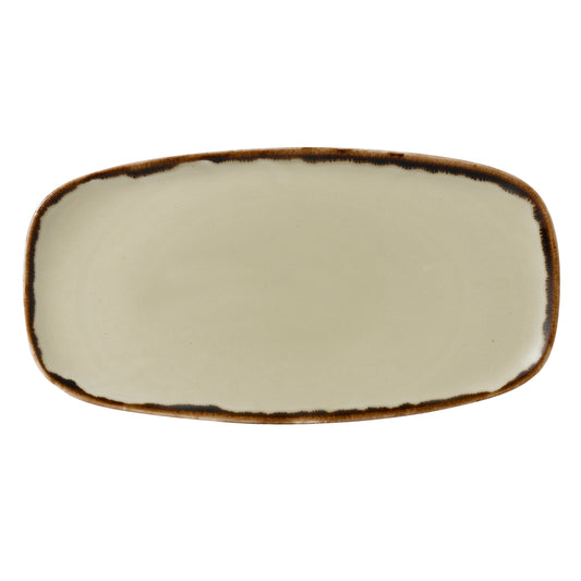 Dudson Harvest Chefs Platte 29.8x15.3cm für die gastronomische Präsentation von Speisen.