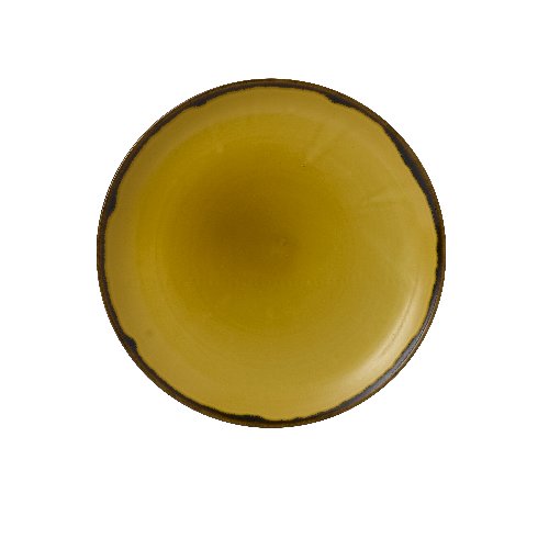 Dudson Harvest Mustard Teller Flach Coup 26cm für Gastronomie