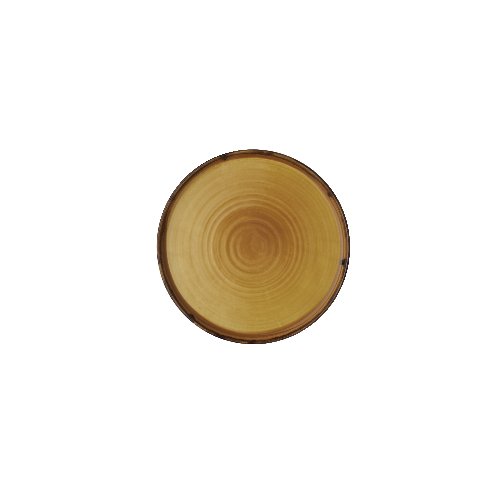Dudson Harvest Mustard Teller rund 26cm, ideal für Gastronomie und Präsentation von Speisen.