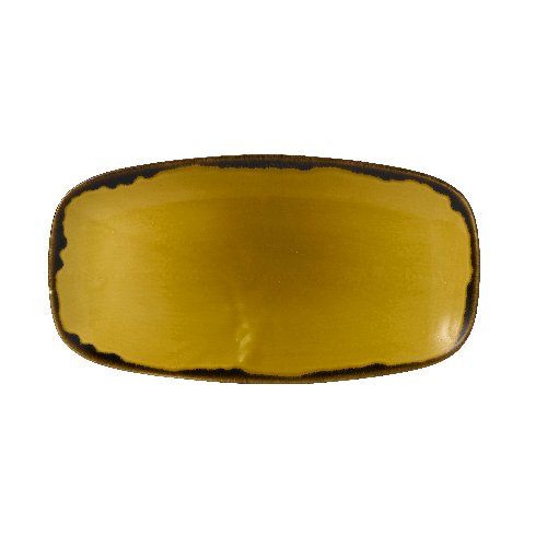 Dudson Harvest Mustard Chefs Platte, handgefertigt, für Gastronomie