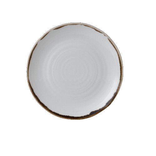 Dudson Harvest Natural Teller Flach 23cm für Gastronomie und Präsentation von Speisen