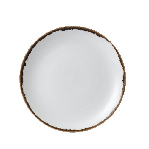 Dudson Harvest Natural Teller Flach Coup 21,7cm für Gastronomie und gewerbliche Nutzung
