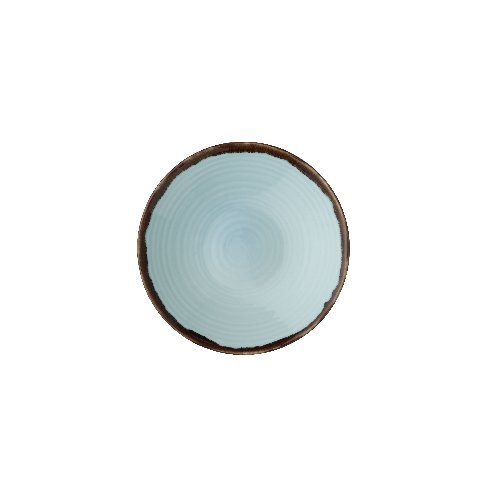Dudson Harvest Turquoise Teller Tief, handgefertigt für die Gastronomie