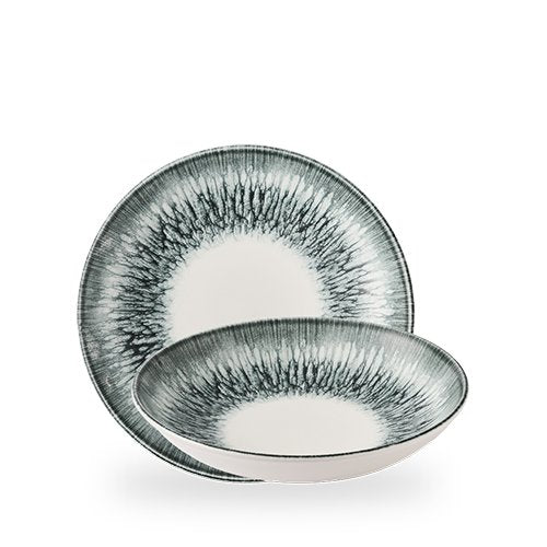 Churchill Super Vitrified Lume Black Teller für gastronomische Anwendungen