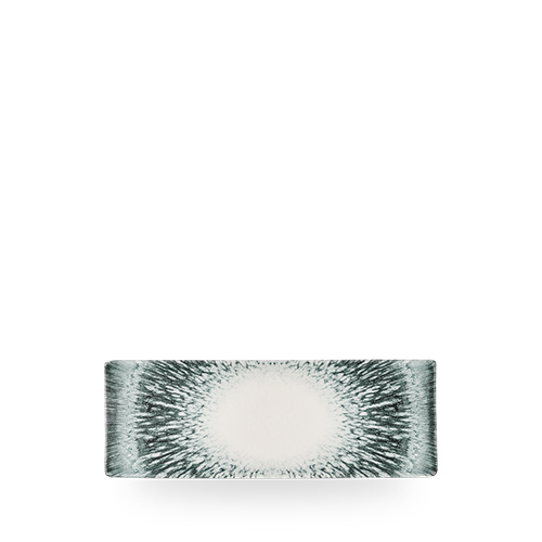 Churchill Super Vitrified Lume Black Platte 25 x 9 cm für kreative Tischgestaltungen in der Gastronomie