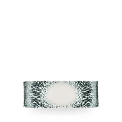 Churchill Super Vitrified Lume Black Platte 25 x 9 cm für kreative Tischgestaltungen in der Gastronomie