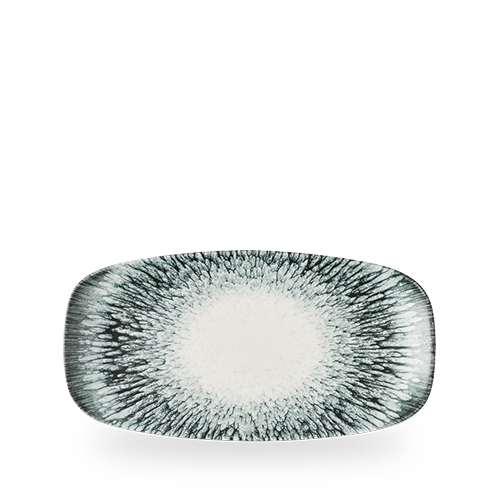 Churchill Super Vitrified Lume Black Platte für gastronomische Tischpräsentationen