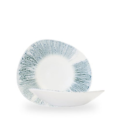Churchill Super Vitrified Lyra Blue Opal-Schale 25cm für Gastronomie und Speisenpräsentation