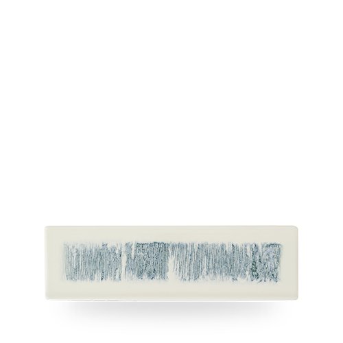 Churchill Super Vitrified Lyra Blue Degustationsplatte für kreative Anrichtungen.