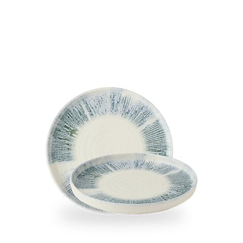 Churchill Super Vitrified Lyra Blue Walled Plate 21 cm für die Gastronomie