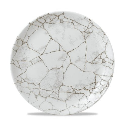 Churchill Super Vitrified Kintsugi Agate Grey Teller für Gastronomie und Service