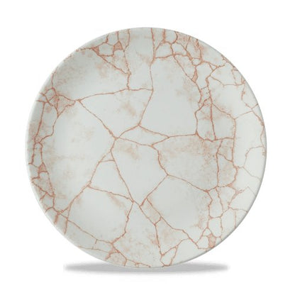 Churchill Super Vitrified Kintsugi Coral Teller für Gastronomie