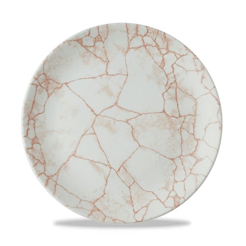 Churchill Super Vitrified Kintsugi Coral Teller für Gastronomie
