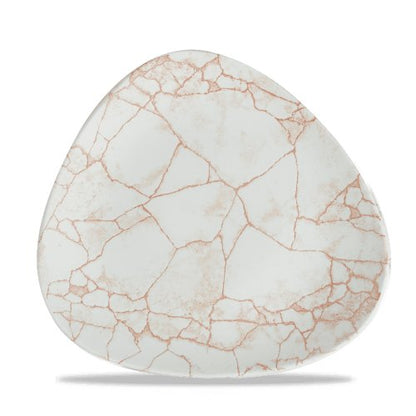 Flacher Kintsugi Teller von Churchill Super Vitrified für Gastronomie und Präsentation