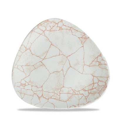Churchill Super Vitrified Kintsugi Coral Teller, flach, 19,2cm, ideal für Gastronomie
