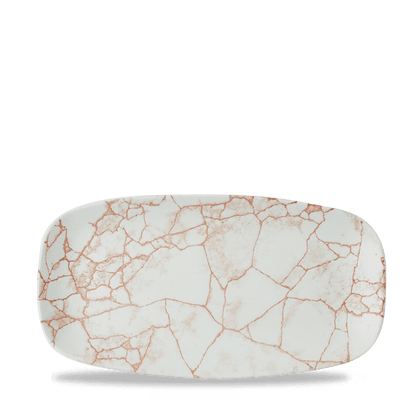 Churchill Super Vitrified Kintsugi Coral Platte für Gastronomie und gewerbliche Nutzung