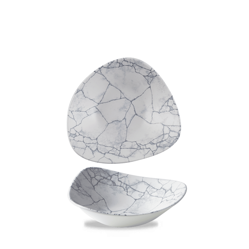 Churchill Super Vitrified Kintsugi Pearl Grey Schale, ideal für Gastronomie und Präsentation von Speisen