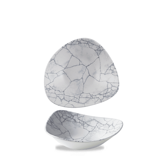 Churchill Super Vitrified Kintsugi Pearl Grey Schale, ideal für Gastronomie und Präsentation von Speisen