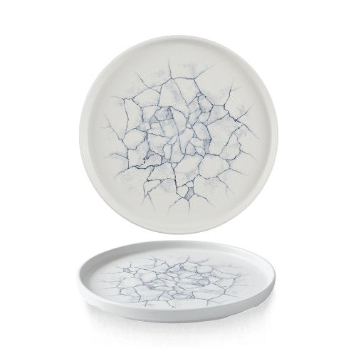 Churchill Kintsugi Pearl Grey Teller flach, 21 cm, ideal für Gastronomie