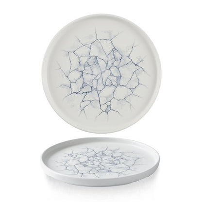 Churchill Kintsugi Pearl Grey Teller flach, ideal für die Gastronomie.