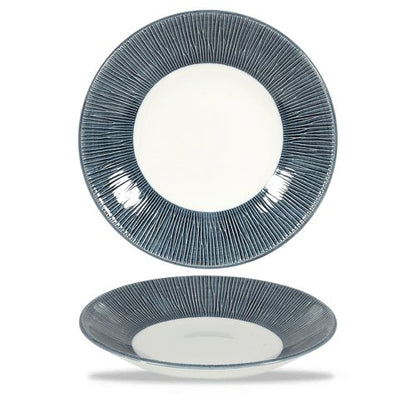 Churchill Super Vitrified Bamboo Spinwash Mist Teller 27cm für gastronomische Präsentation