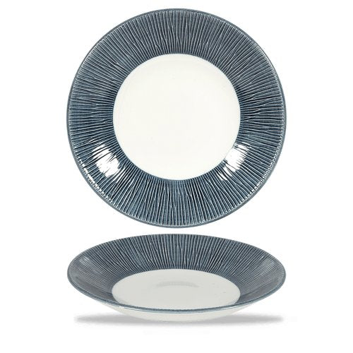 Churchill Super Vitrified Bamboo Spinwash Mist Teller 27cm für gastronomische Präsentation