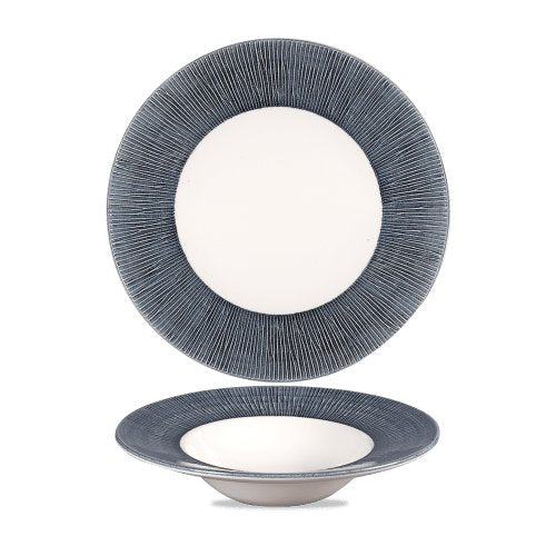 Churchill Super Vitrified Bamboo Spinwash Mist Teller 24cm für Gastronomieanwendungen