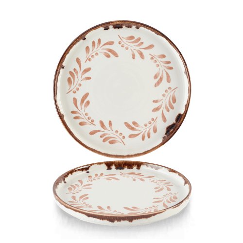 Dudson Harvest Mediterranean Teller, rund, Terrakotta, für gastronomische Nutzung