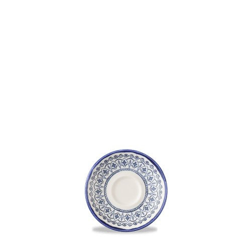 Dudson Harvest Mediterranean Espresso Untertasse für stilvolles Servieren von Heißgetränken.