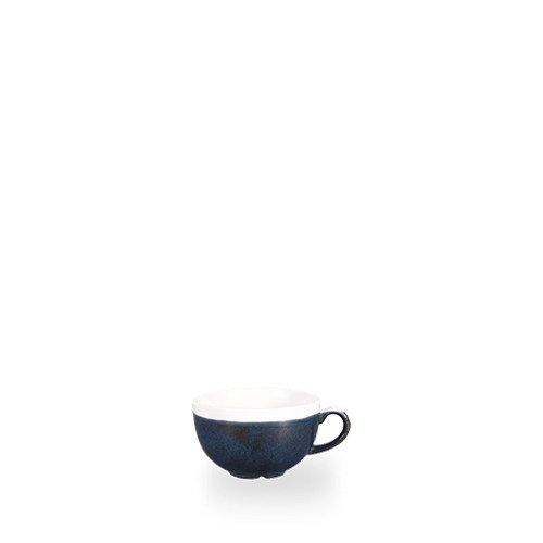 Churchill Monochrome Sapphire Blau Cappuccino Tasse für Gastronomie
