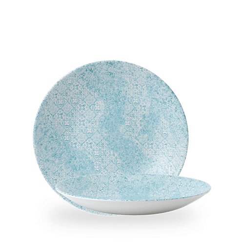 Churchill Super Vitrified Med Tiles Aquamarine Teller für die Gastronomie