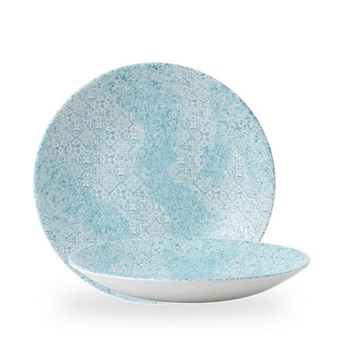Churchill Super Vitrified Med Tiles Aquamarine Teller für die Gastronomie