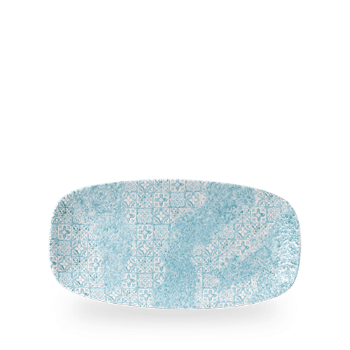 Churchill Super Vitrified Med Tiles Aquamarine Chefs Platte für gastronomische Anwendungen