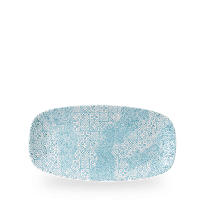 Churchill Super Vitrified Med Tiles Aquamarine Chefs Platte für gastronomische Anwendungen
