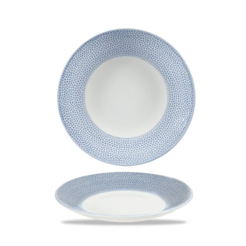 Churchill Super Vitrified Isla Spinwash Teller in Ocean Blue für Gastronomie