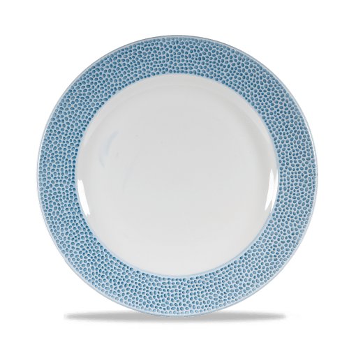 Churchill Super Vitrified Isla Spinwash Ocean Blue Teller für gastronomische Anwendungen