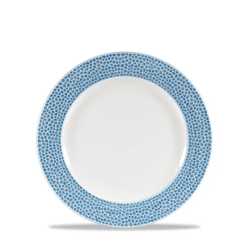 Churchill Super Vitrified Isla Spinwash Teller in Ocean Blue für Gastronomie