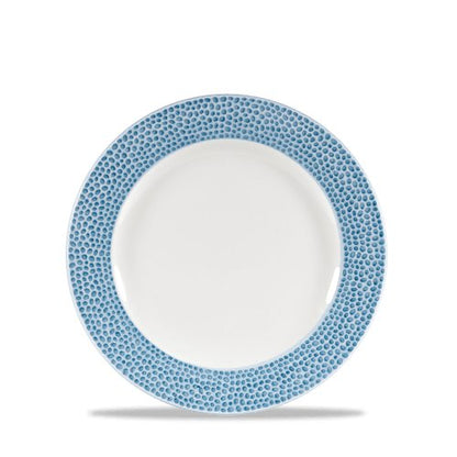 Churchill Super Vitrified Isla Spinwash Teller in Ocean Blue für Gastronomie