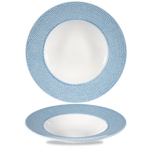 Churchill Super Vitrified Isla Spinwash Ocean Blue Teller für Gastronomie