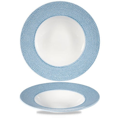 Churchill Super Vitrified Isla Spinwash Ocean Blue Teller für Gastronomie