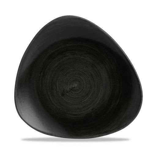 Churchill Super Vitrified Stonecast Patina Platte in Eisen schwarz für die Gastronomie