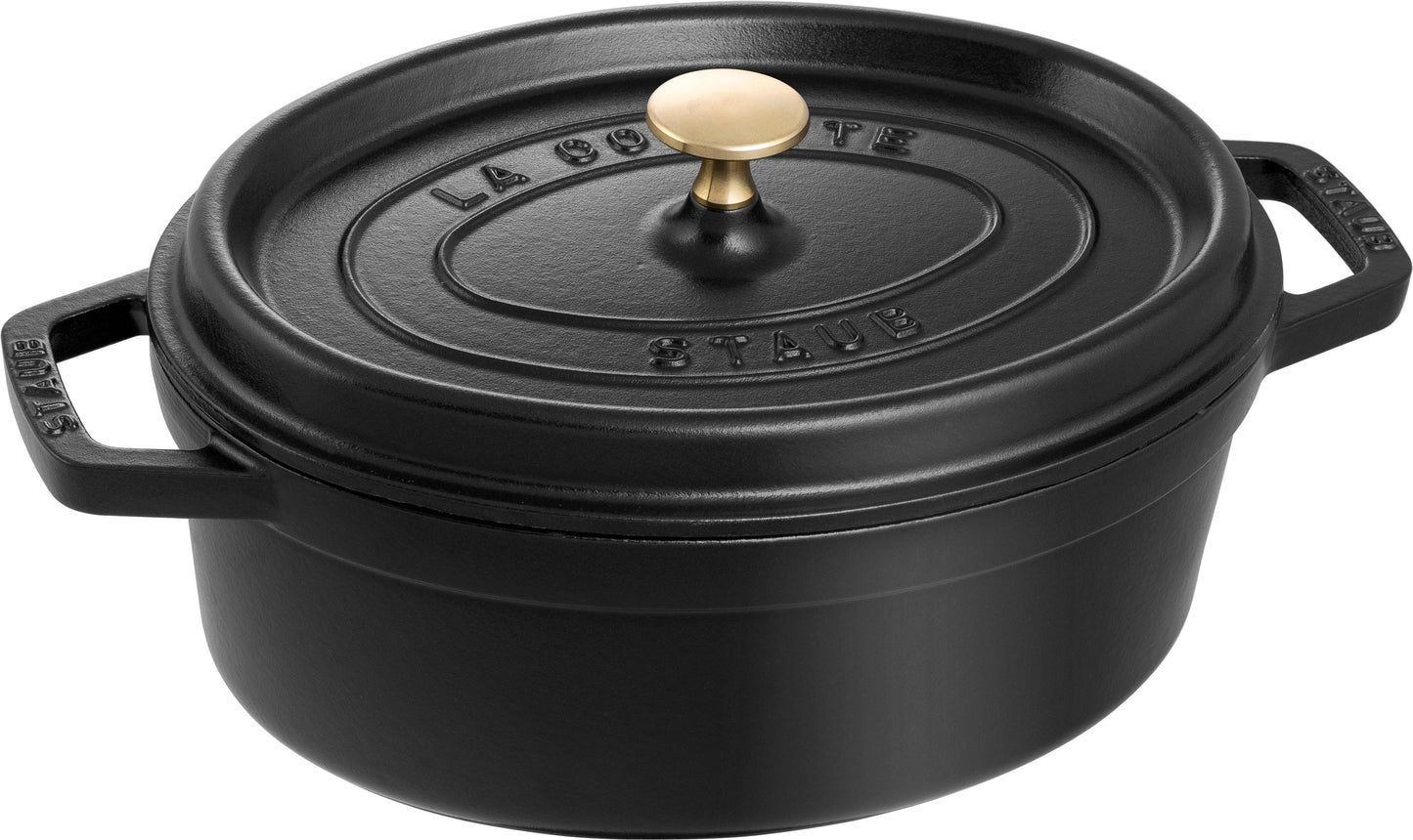 Staub Cocotte 27 cm aus Gusseisen – ideal zum Kochen und Braten