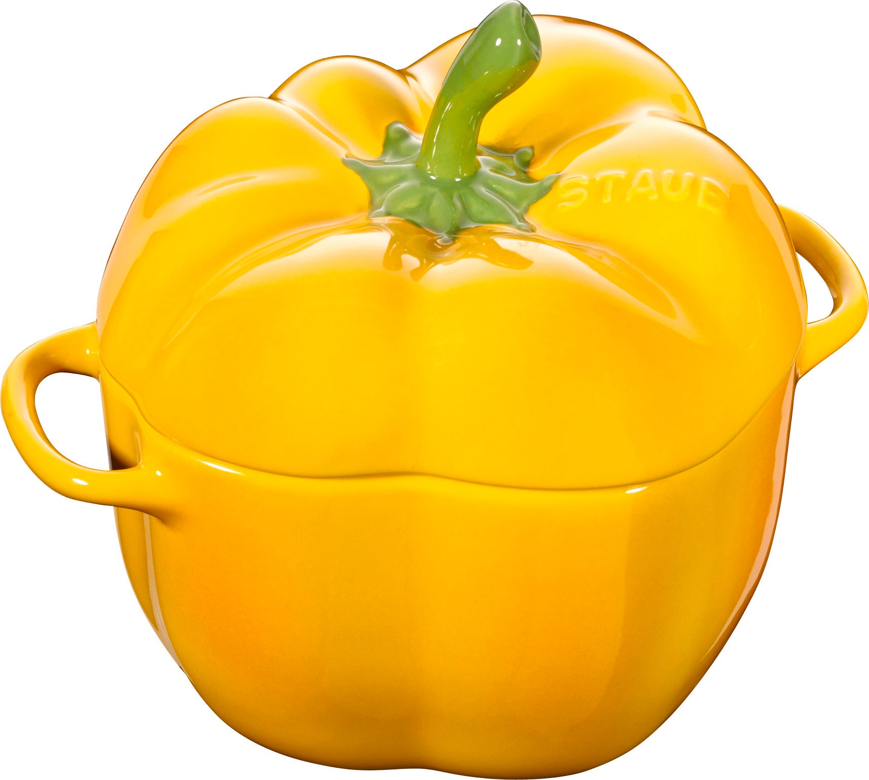 Staub Cocotte 11 cm in Gelb für die Zubereitung von Gerichten