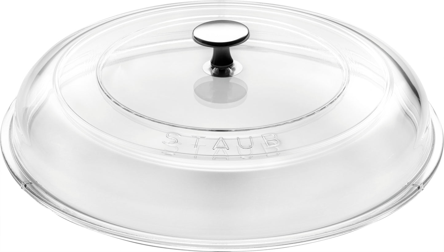Staub Gewölbter Glasdeckel 20 cm für Töpfe und Pfannen