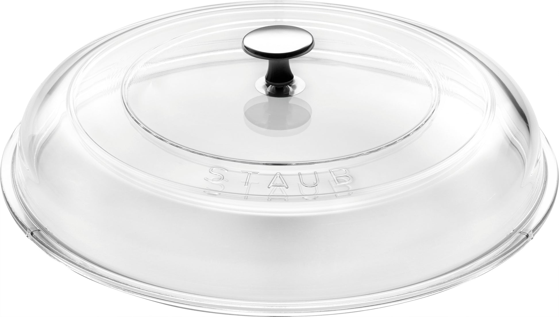 Staub Gewölbter Glasdeckel 20 cm für Töpfe und Pfannen