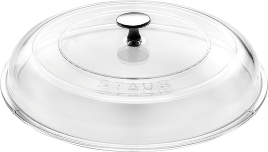 Staub Gewölbter Glasdeckel 20 cm für Töpfe und Pfannen