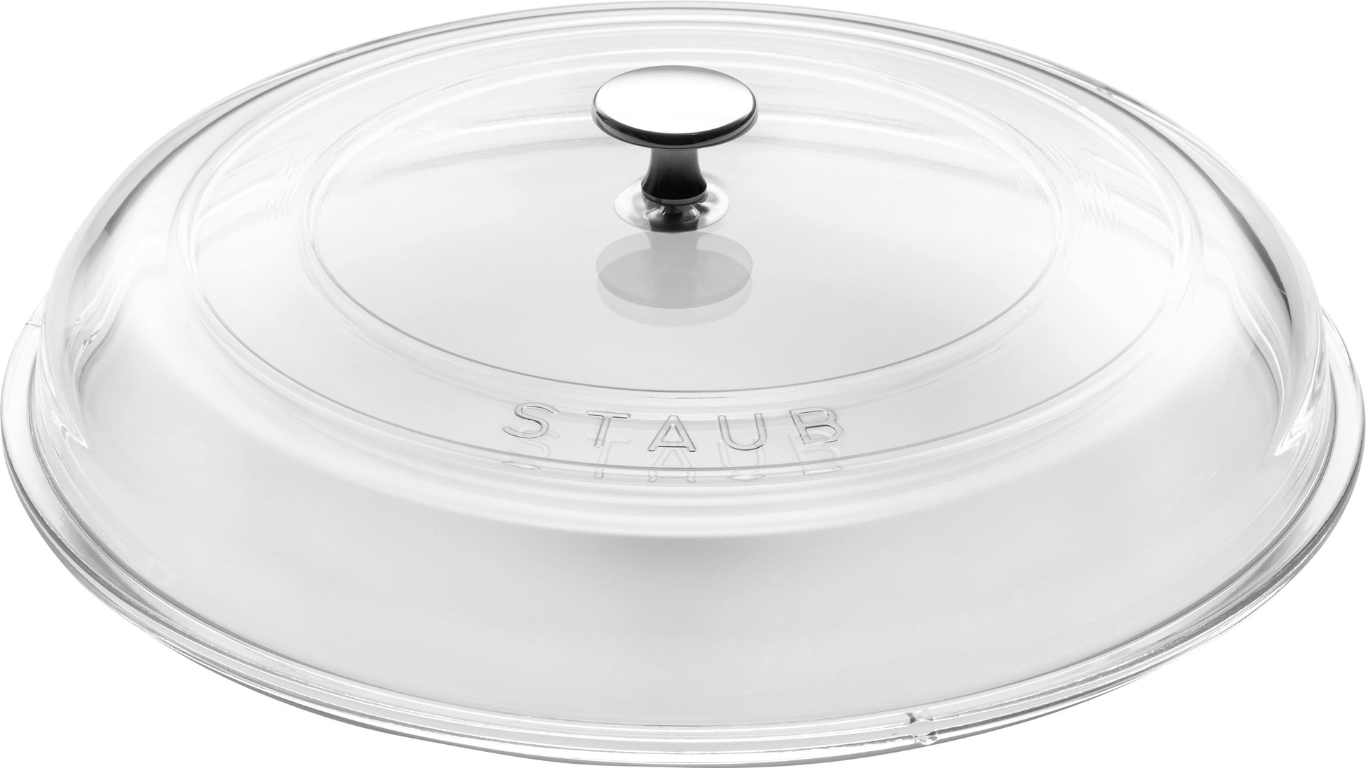 Staub Gewölbter Glasdeckel, 30 cm – für Sichtkontrolle beim Kochen