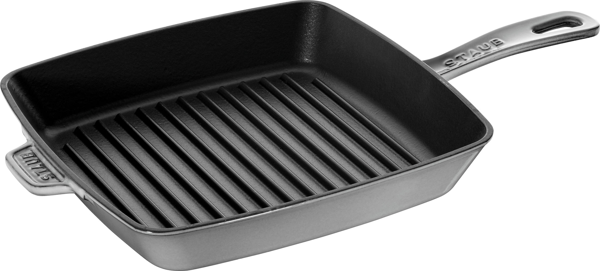 Staub American Grillpfanne, gusseisen, 26 cm, ideal für Grillen und Braten