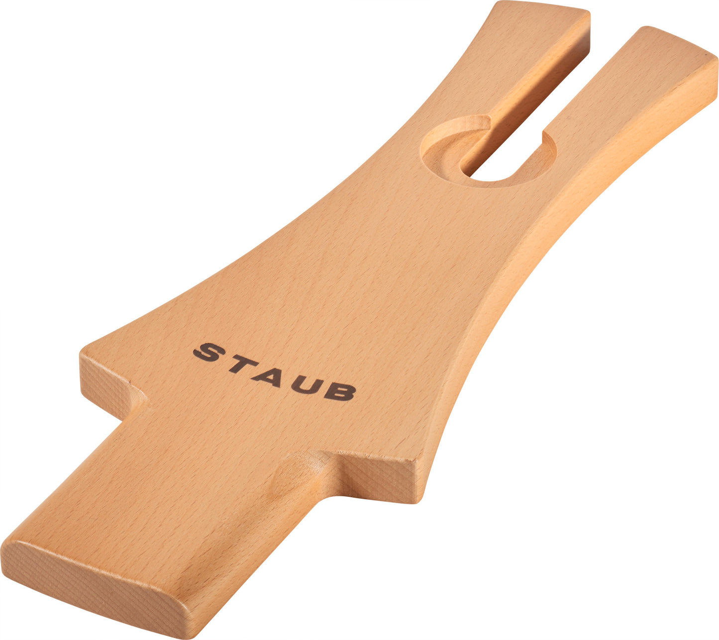Staub Deckelhalter Holz, 34 cm - Praktisches Küchenzubehör für Töpfe und Pfannen