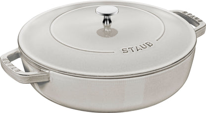 Staub Schmorpfanne Chistera, 28 cm - Multifunktionsbräter für saftige Gerichte